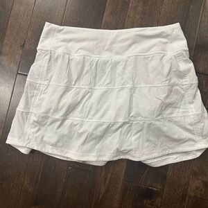 White lulu tennis Skirt
